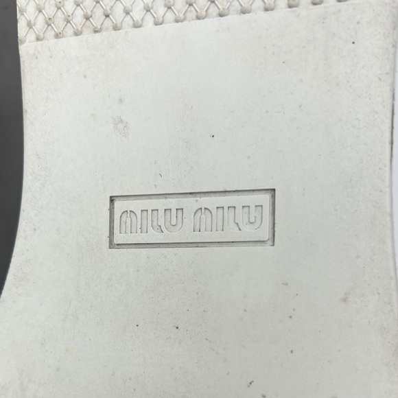 MIU MIU Logo Slip-On Sneaker sz 9 - Picture 11 of 14